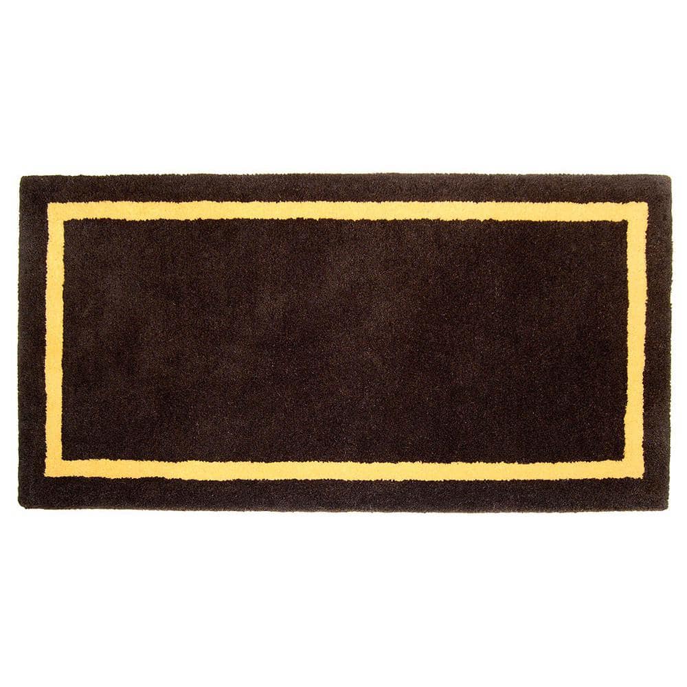 2 ft. x 4 ft. Contemporary Rectangular Hearth Rug, Deep Taupe price history on PriceWatchPro
