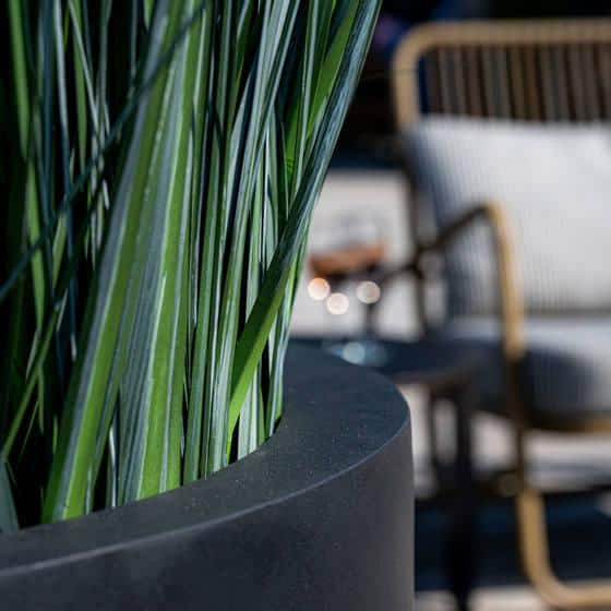 Sienna Fiber Stone Outdoor Planters