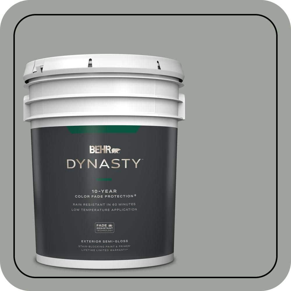 5 gal. #710F-4 Sage Gray Semi-Gloss Enamel Exterior Stain-Blocking Paint & Primer price history on PriceWatchPro