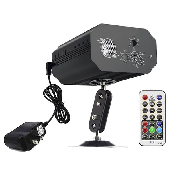 Sound-Activated Laser Party Lights with Remote, Strobe Stage Projector – Multi-Color Effects for Events and Decorations
