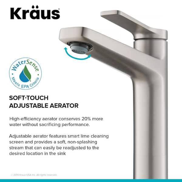 Top Kraus Indy Faucet KVF-1400SFS