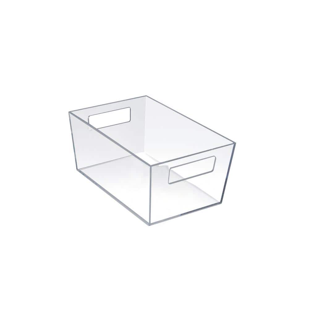 Richards Homewares Plastic Storage Containers with Lids for Organizing - 1 Large and 2 Medium Bins - Clear Box for Closet, Kitchen, Pantry, Garage