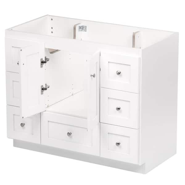 H Bath Vanity Cabinet Without, Bathroom Vanity With Cabinet On Top