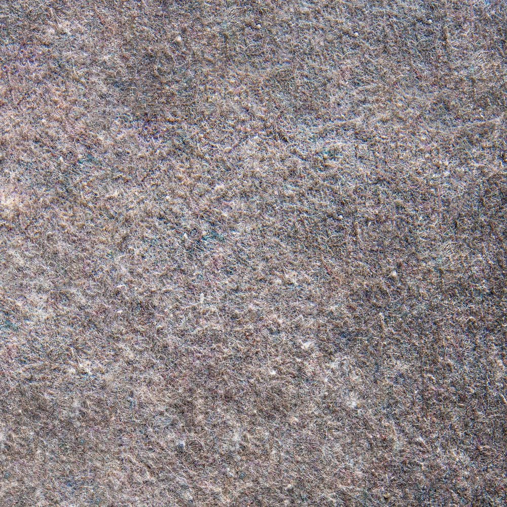 Uni-Luxe 6' Square Dual-Surface Non-Slip Gray Rug Pad