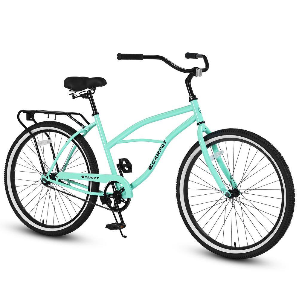 AFAIF 26 in. Beach Cruiser Bike for Men and Women, Steel Frame, Single
