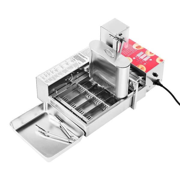 Commercial Automatic Donuts Machine, 4 Rows Donuts Making Equipment, 240 pcs/hour Electric High Power Doughnut Maker