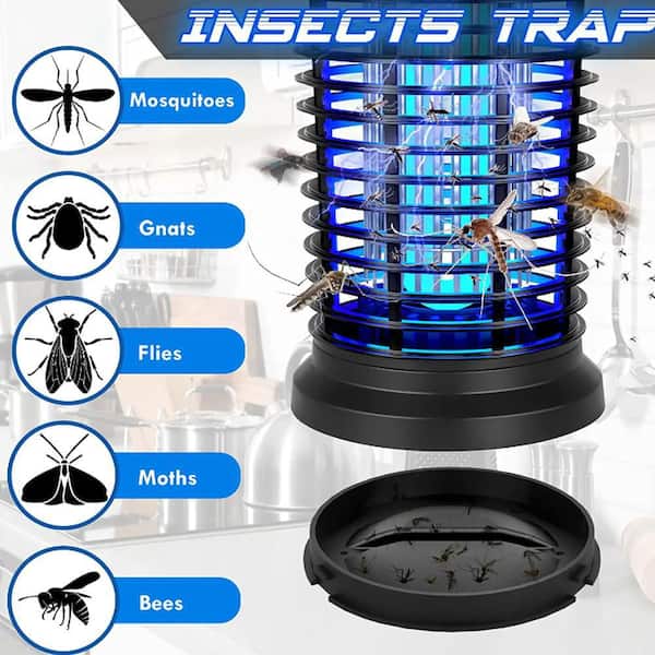 BLACK+DECKER Bug Zapper Mosquito Killer Indoor and Outdoor Fly Zapper Half  Acre Coverage