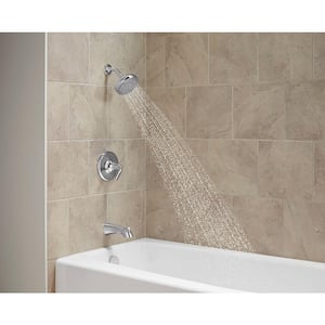 Willamette Single-Handle 3-Spray Tub and Shower Faucet in Polished Chrome (Valve Included)