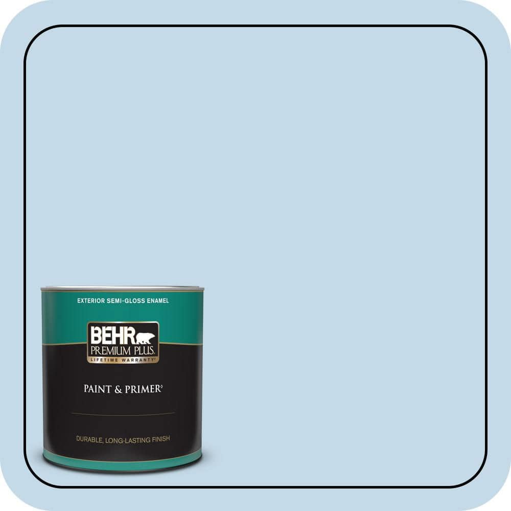 1 qt. Home Decorators Collection #HDC-CT-15 Summer Sky Semi-Gloss Enamel Exterior Paint & Primer price history on PriceWatchPro