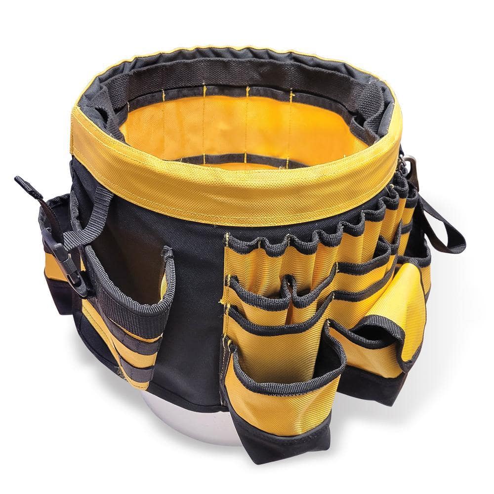 SITE GEAR 10 in. Professional Bucket Organizer (60-Pocket) 51-B4122
