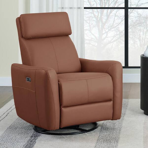 Club Chair Saddle Brown Recliner Doyle Leather Recliner Chair