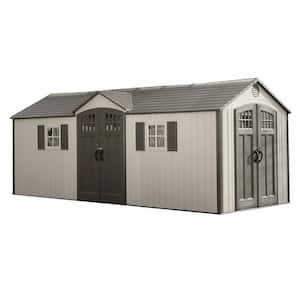 20 ft. x 8 ft. Resin Garden Building Shed