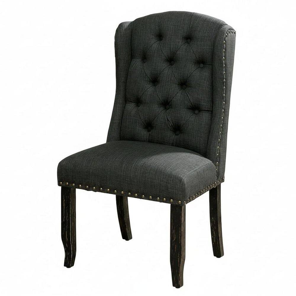 Ashford Gray and Antique Black Rustic Side Chair (Set of 2) price history on PriceWatchPro