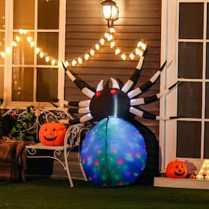 5 ft. LED Giant Spooky Spider Halloween Inflatable