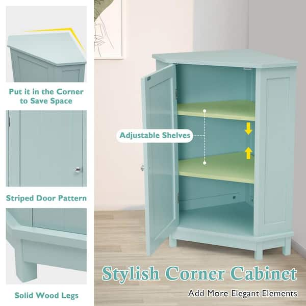  MIRACOL Bathroom Corner Storage Cabinet - 2 Adjustable