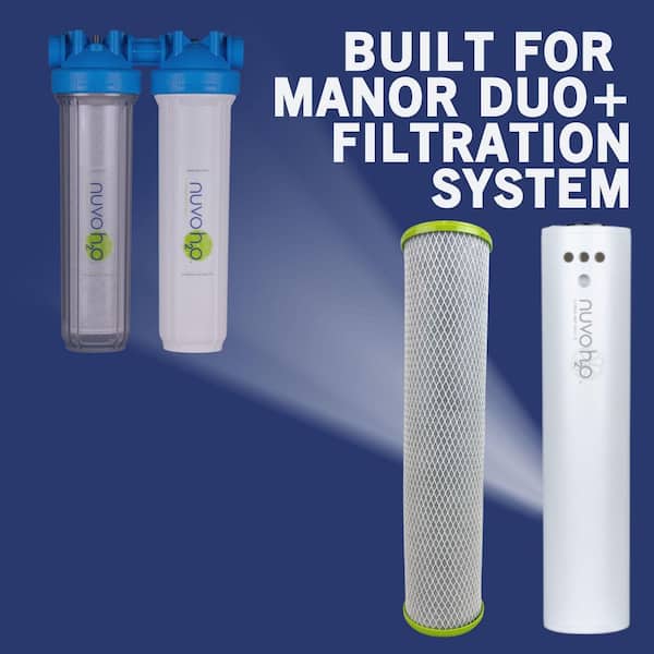 NuvoH2O Manor + Taste Whole House Salt-Free Water Softener