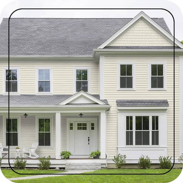 Home Exterior Exterior Off White Paint BEHR MARQUEE #73 Off White