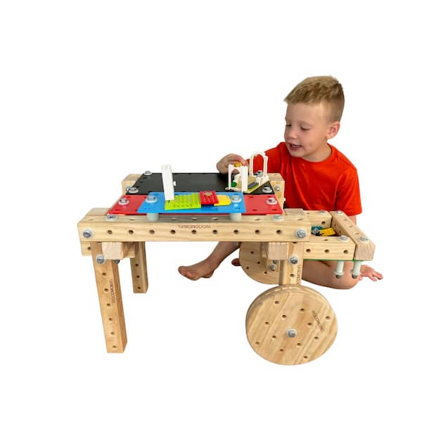 Black & Decker Junior 11 Piece Toy Tool Belt Set Kids Pretend Building  Playtime