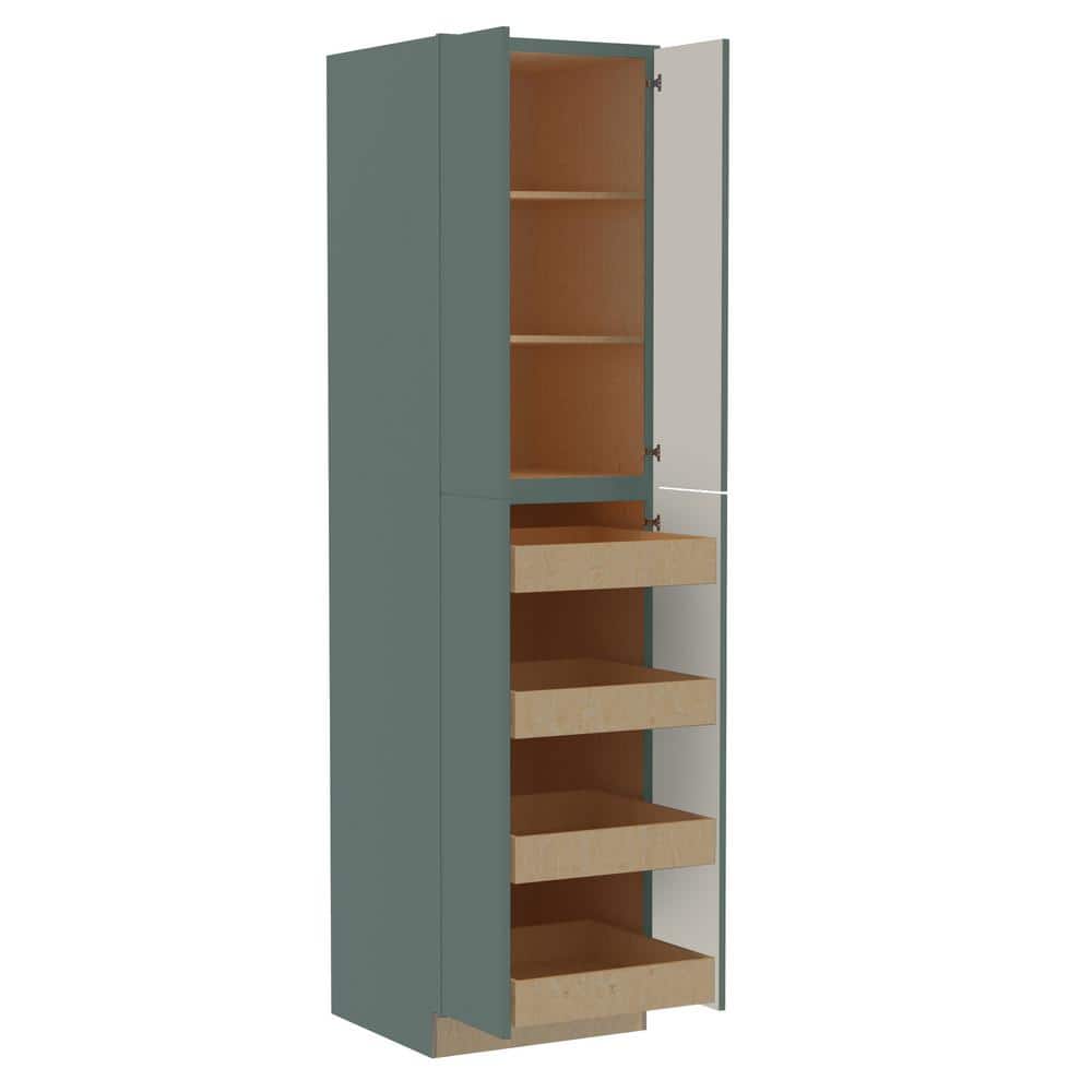 Hargrove 24 in. W x 24 in. D x 96 in. H Assembled Plywood Pantry Kitchen Ca