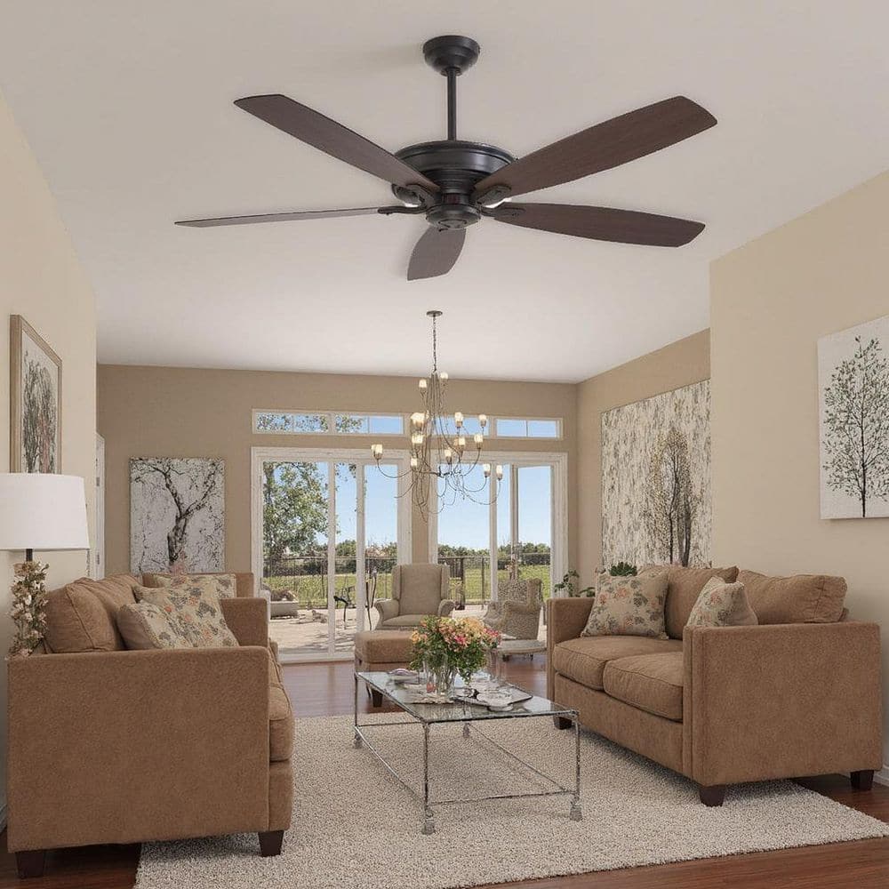 MINKA-AIRE Kafe-XL 60 in. Indoor Kocoa Ceiling Fan with Remote
