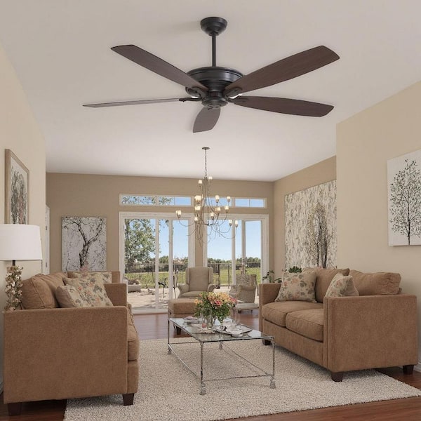 Kafe-XL 60 in. Indoor Kocoa Ceiling Fan with Remote Control