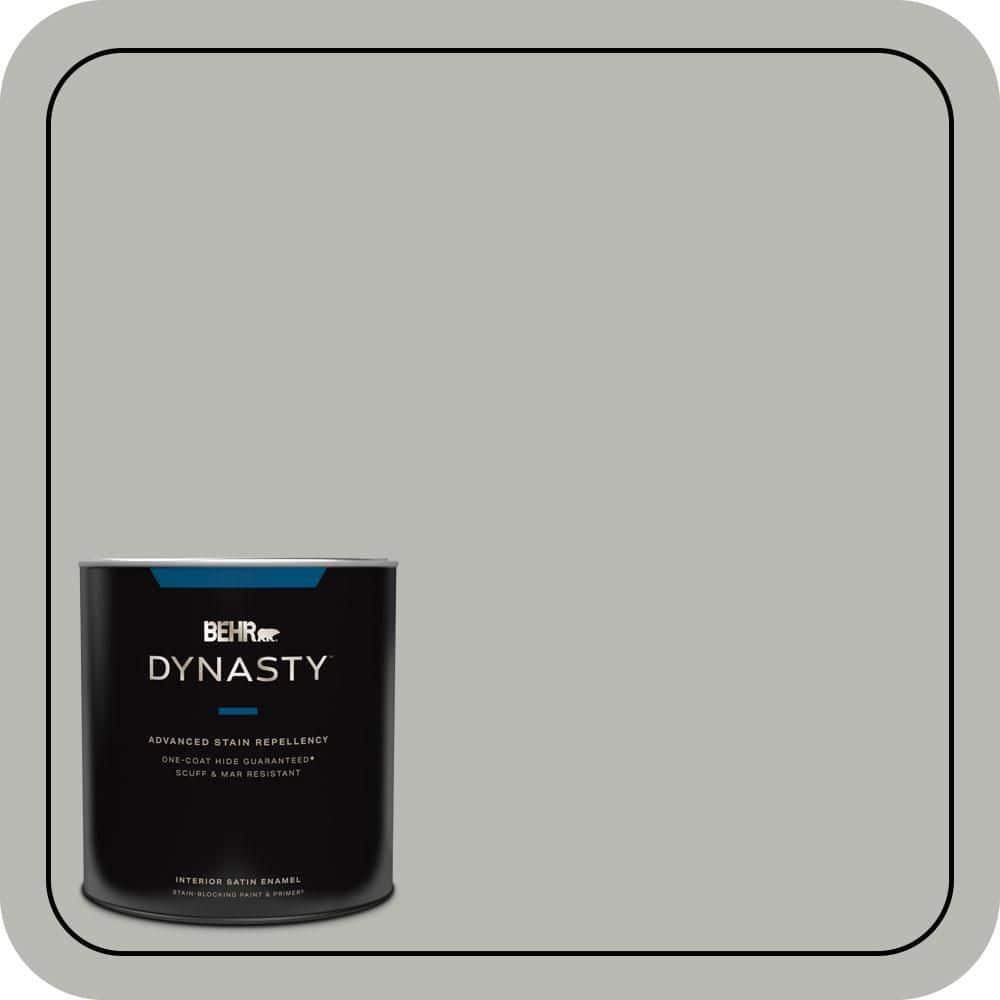 1 qt. #PPU18-11 Classic Silver 1-Coat Hide Satin Enamel Interior Stain-Blocking Paint and Primer price history on PriceWatchPro