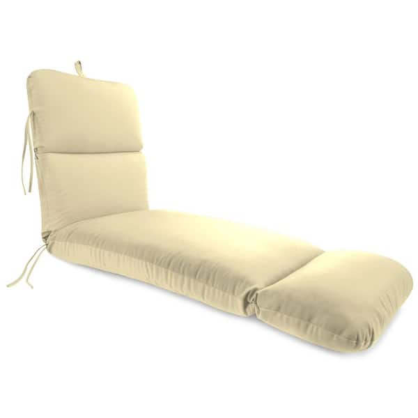 74 in. L x 22 in. W x 5 in. T Rectangular Outdoor Chaise Lounge Cushion in Veranda Tan