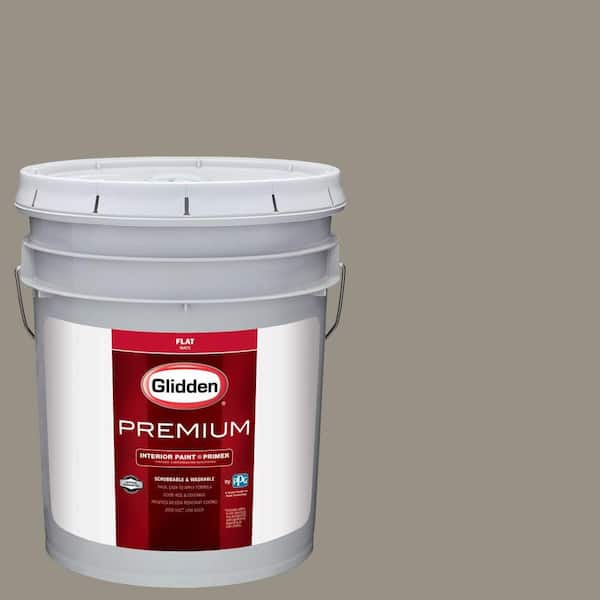 Glidden Premium 5-gal. #HDGWN51D Stone Castle Greige Satin Latex Exterior Paint