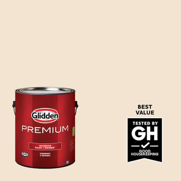 Glidden Premium 1 gal. PPG1202-2 Peach Surprise Flat Interior Latex Paint