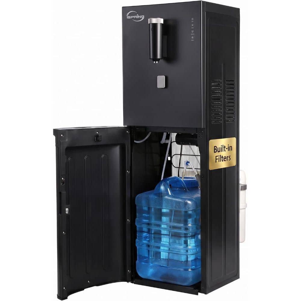 Dual-Source Water Dispenser - 4-Stage Filtration, Hot/Cold/Room, Child Lock, Navy price history on PriceWatchPro