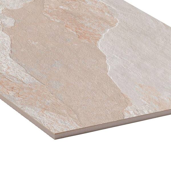 Corso Italia Sample - Flagstone Natural Cleft 6 in. x 6 in. x 0.75 in. Stone Look Porcelain Paver