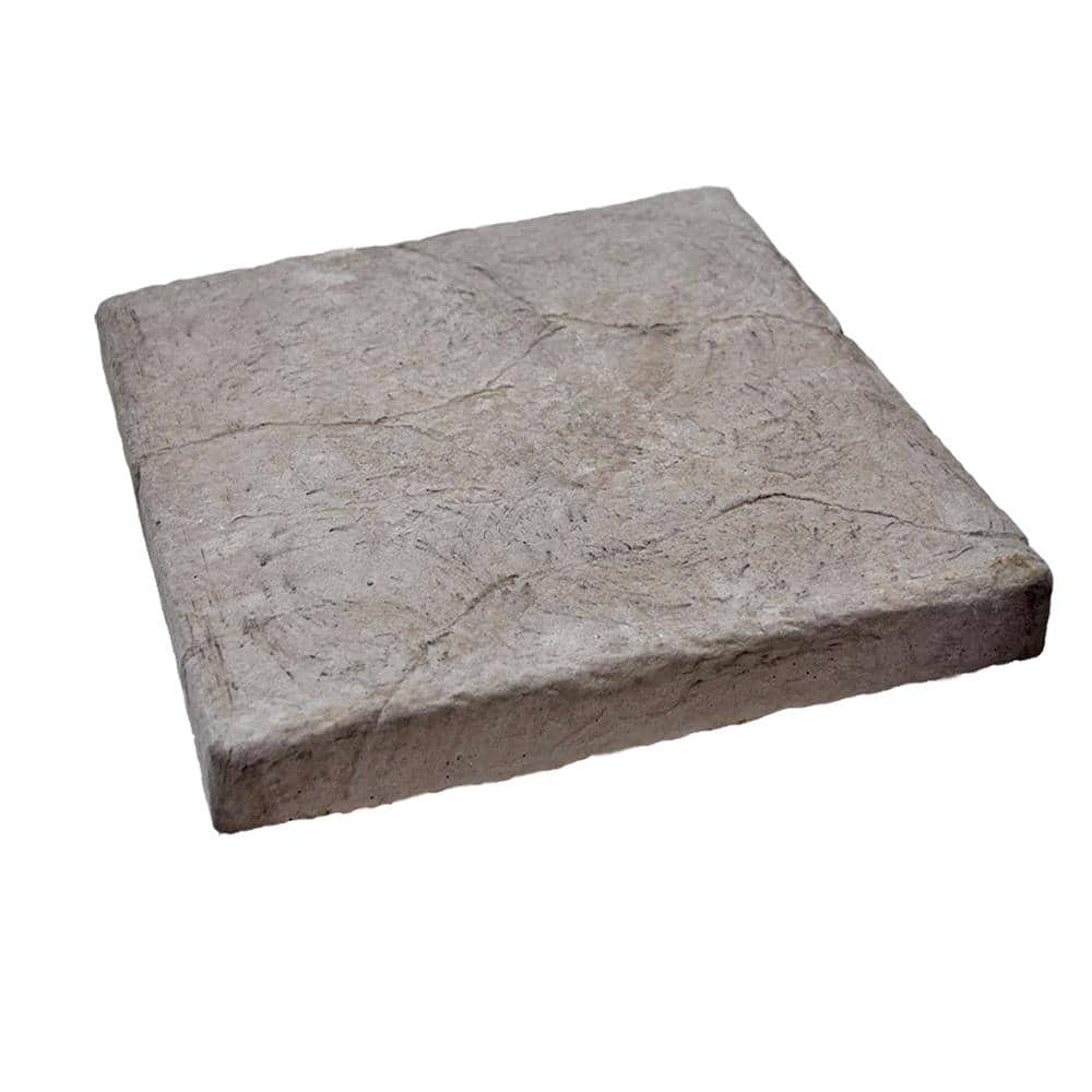 M-Rock 19.3 in. W x 20 in. L Gray Faux Stone Cap Siding mr20x20g