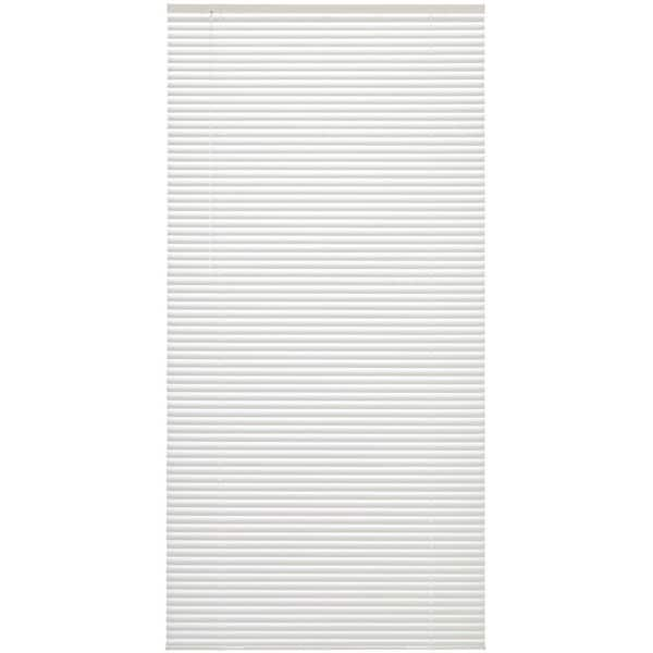 Unbranded Alabaster Cordless 1 in. Vinyl Mini Blind - 23 in. W x 64 in. L