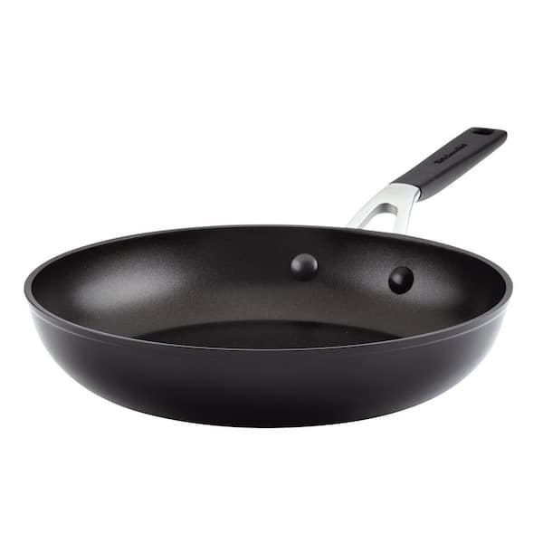 KitchenAid 10 in. Hard Anodized Nonstick Aluminum Frying Pan Onyx