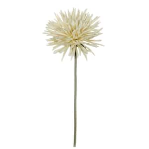 9.5 in. Artificial Cream Dahlia Stem