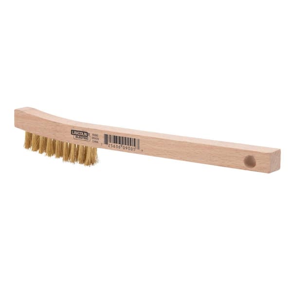 Brass Wire Brush 4 Row with Plastic Handle - Wire Brushes from