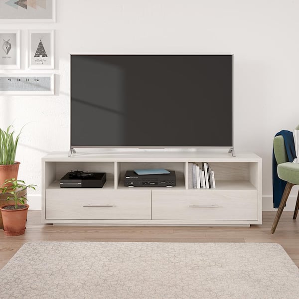 Ameriwood Home Ameriwood Home Adina TV Stand for TVs up to 70 in., Ivory Oak
