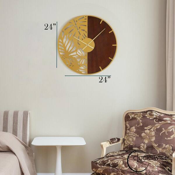 Wood clock Natural wood decor Unique wall items Home decorations online Natural wooden clocks Wooden wall clock Large wall clock Cosmos clock art