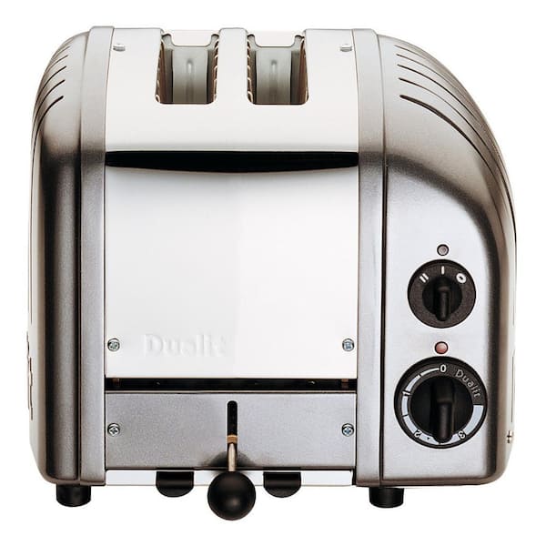 Dualit New Gen 2-Slice Charcoal Wide Slot Toaster with Crumb Tray