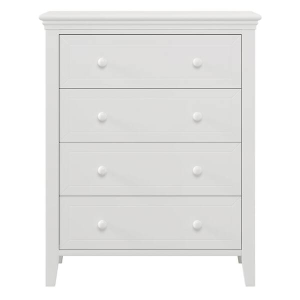 Four-Drawer Rectangular Chester - Tall Chest of Drawers for Stylish Storage