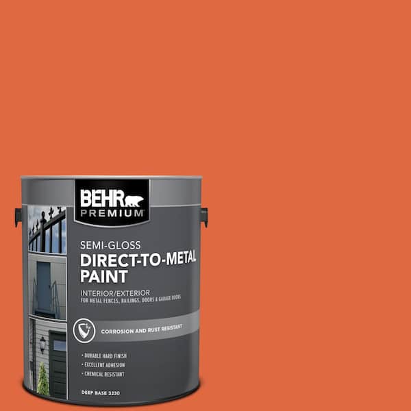 1 gal. #P200-7 Bonfire Night Semi-Gloss Direct to Metal Interior/Exterior Paint