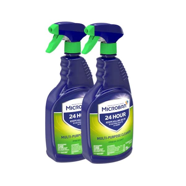 Microban 32 oz. Fresh Scent 24 Hour All Purpose Cleaner Spray 2 Pack