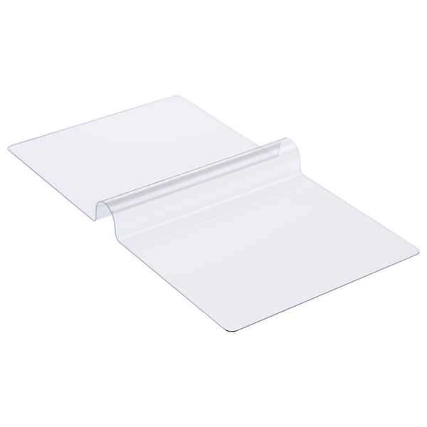 SKYSHALO Plastic Table Cover, 42 x 60 in. 2.0 mm Thick Clear Table Protector, Rectangle PVC Desk Mat, Waterproof & Easy Cleaning