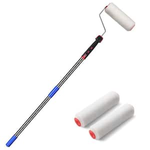 9 in. Paint Roller Frame with 6 ft. Extension Poles and 3 Paint Roller Covers