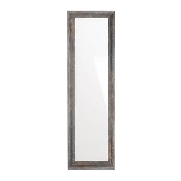 BrandtWorks Americana Timber Rustic Sloped Wall Mirror 26.5 in. W x 71.5 in. H