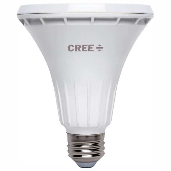 Cree 75W Equivalent Bright White PAR30 Long Neck 40 Degree Flood Dimmable LED Light Bulb