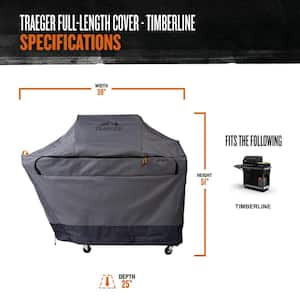 Timberline Full-Length Grill Cover