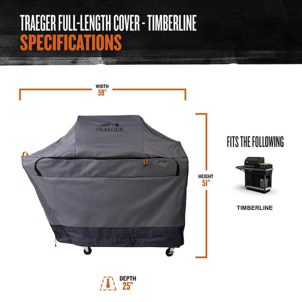 Full Length Grill Cover for Timberline/Ironwood