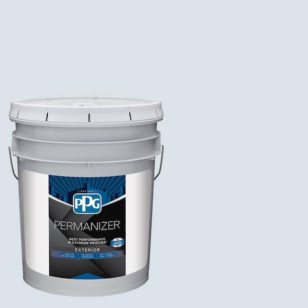 PERMANIZER 5 gal. PPG1242-1 First Frost Satin Exterior Paint