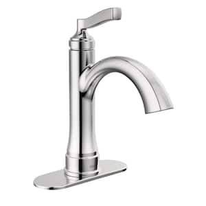 Faryn Single Handle Single Hole Bathroom Faucet in Polished Chrome